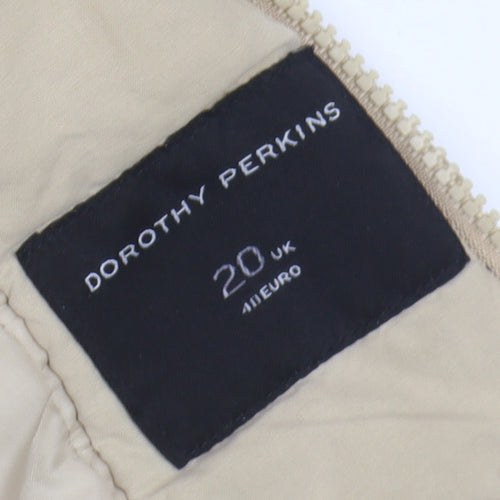 Dorothy Perkins Women's Beige Puffer Jacket Size 20