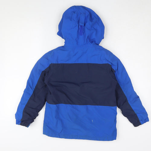 Lands' End Boys Blue Puffer Jacket 6-7 Years Winter Coat