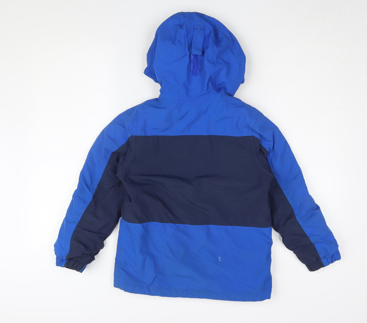 Lands' End Boys Blue Puffer Jacket 6-7 Years Winter Coat