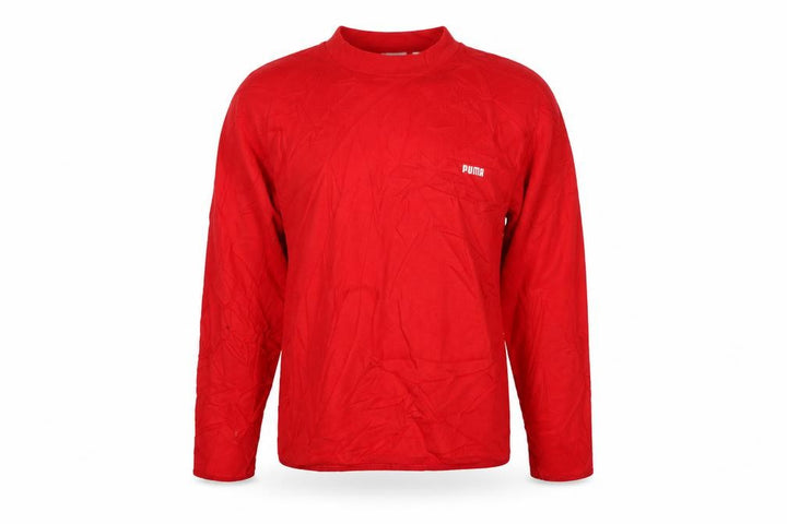 Puma Men's Red Long Sleeve T-Shirt M