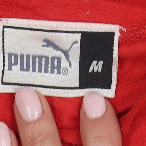 Puma Men's Red Long Sleeve T-Shirt M