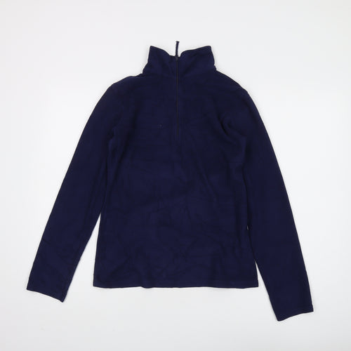 Mountain Warehouse Women's Blue Fleece Sweatshirt, Size 12