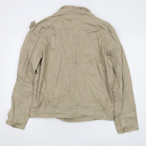 Burton Men's Beige Military Jacket - M - Lightweight