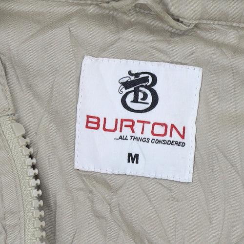 Burton Men's Beige Military Jacket - M - Lightweight
