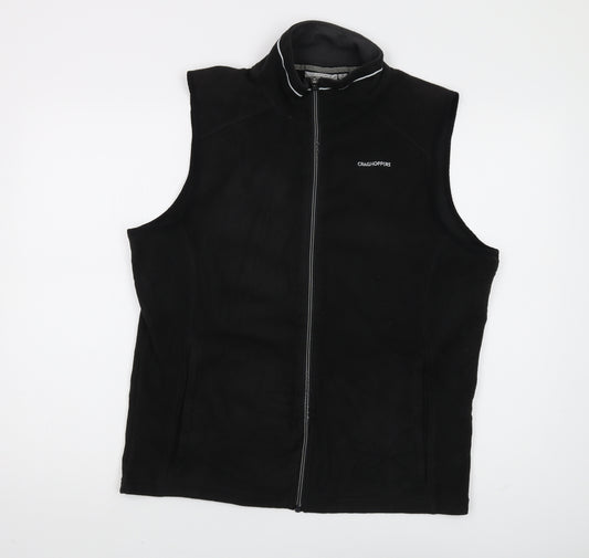 Craghoppers Men's Black Vest M - Lightweight Outdoor Zip