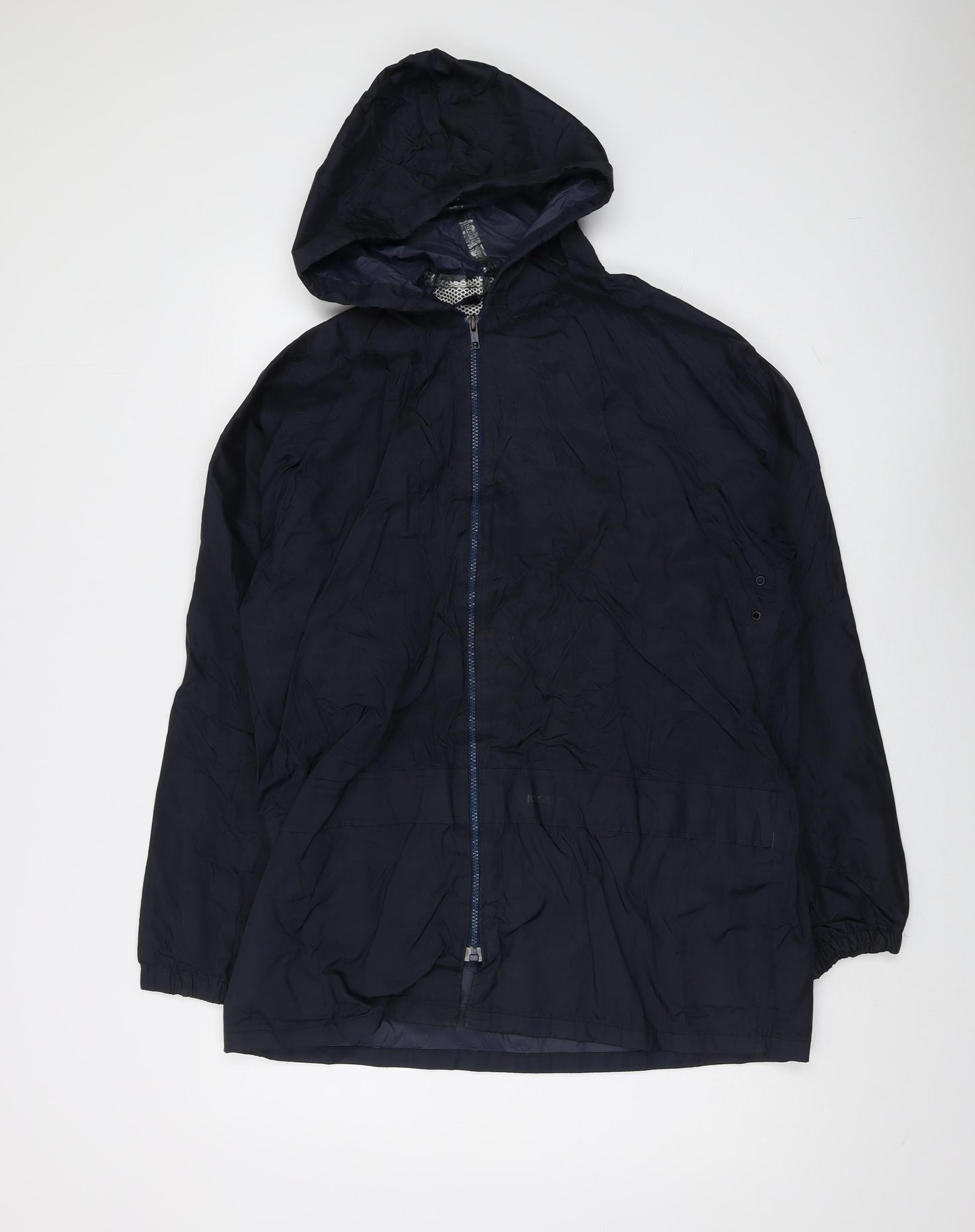 Regatta Men's Blue Hooded Waterproof Rain Coat M