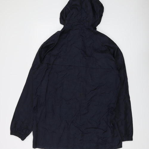 Regatta Men's Blue Hooded Waterproof Rain Coat M