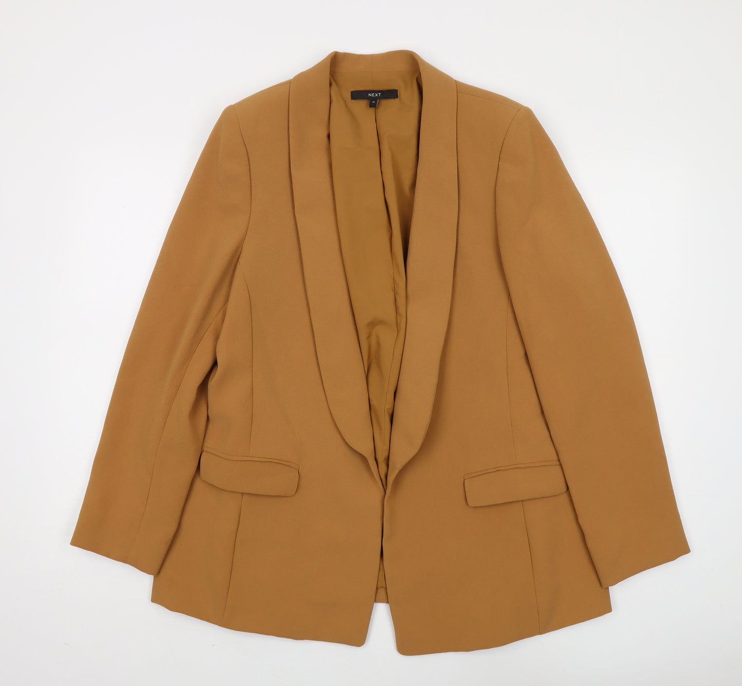 Next Women's Brown Shawl Lapel Blazer UK 14