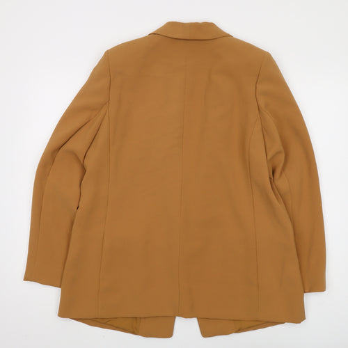 Next Women's Brown Shawl Lapel Blazer UK 14