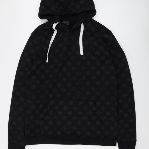 Johnny Cotton Men's Black Pullover Hoodie M