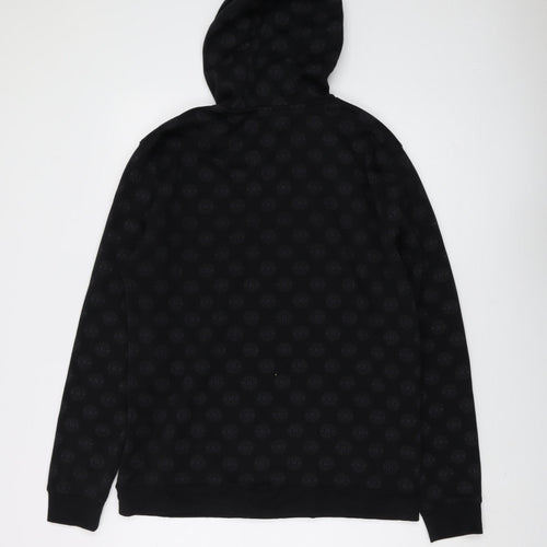 Johnny Cotton Men's Black Pullover Hoodie M