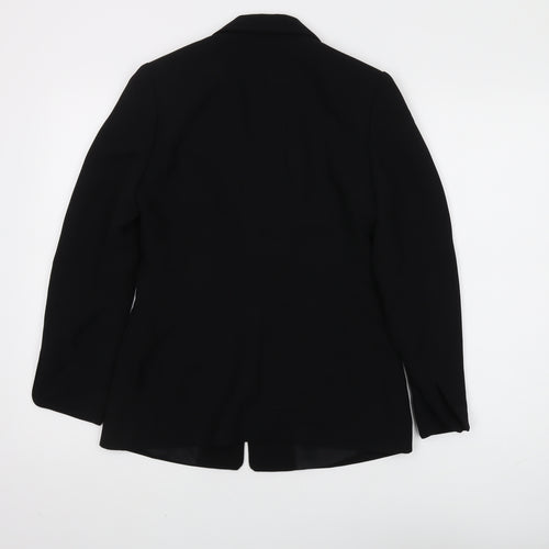 Debenhams Women's Black Blazer, Size 8, Petite, Single-Breasted