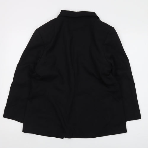 H&M Women's Black Blazer 14 Notch Lapel Elegant