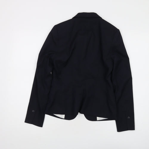H&M Women’s Black Suit Jacket, Size 8, Classic Fit