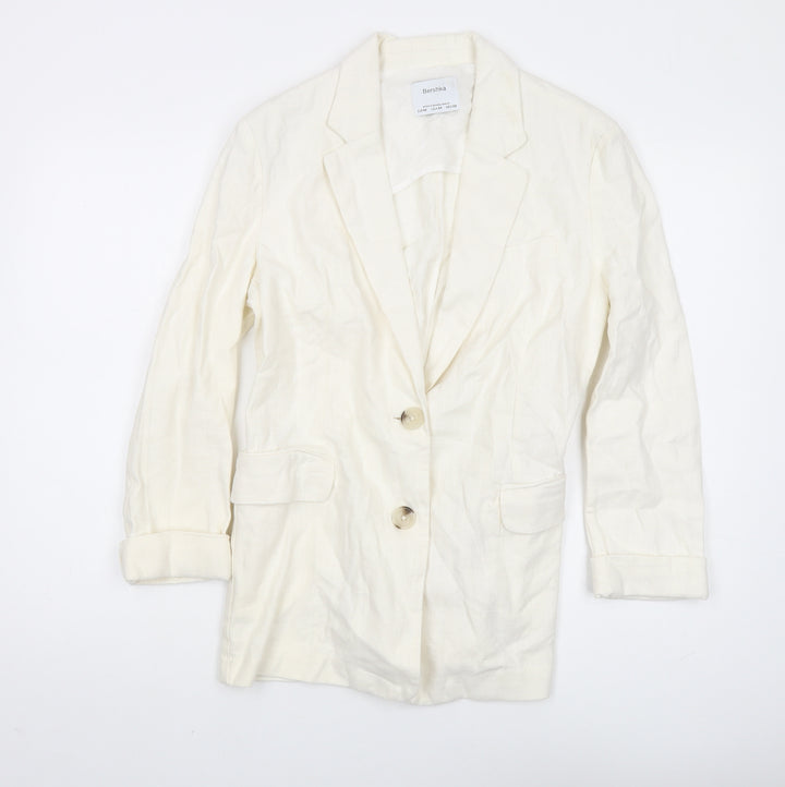 Bershka Women’s Ivory Blazer Size 12