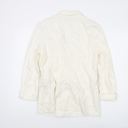 Bershka Women’s Ivory Blazer Size 12