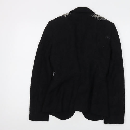 Zara Women's Black XS Blazer - Classic Single Breasted
