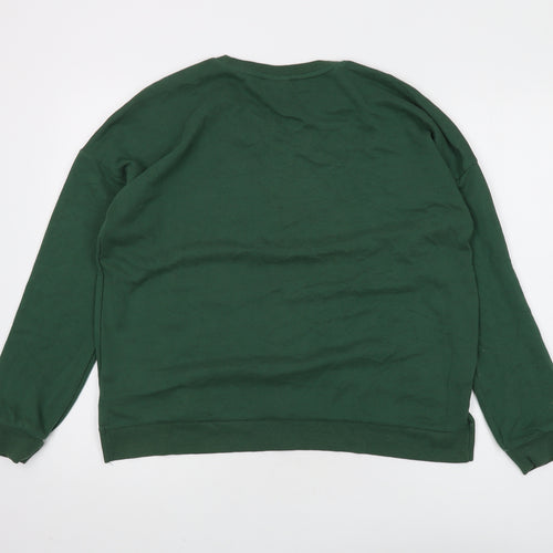 Only Women's Green Christmas Pullover Sweatshirt - L