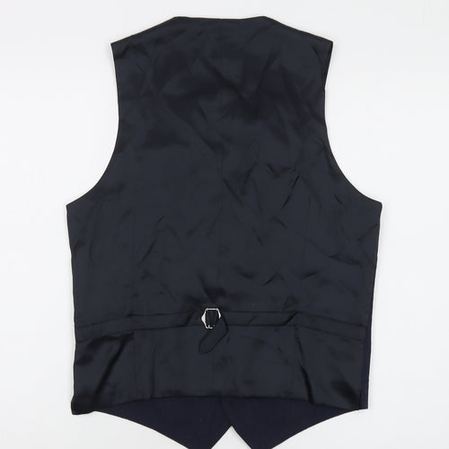 Marks and Spencer Men's Navy Suit Waistcoat, Size 36R, Regular Fit