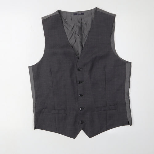 Marks and Spencer Men's Grey Suit Waistcoat 38R
