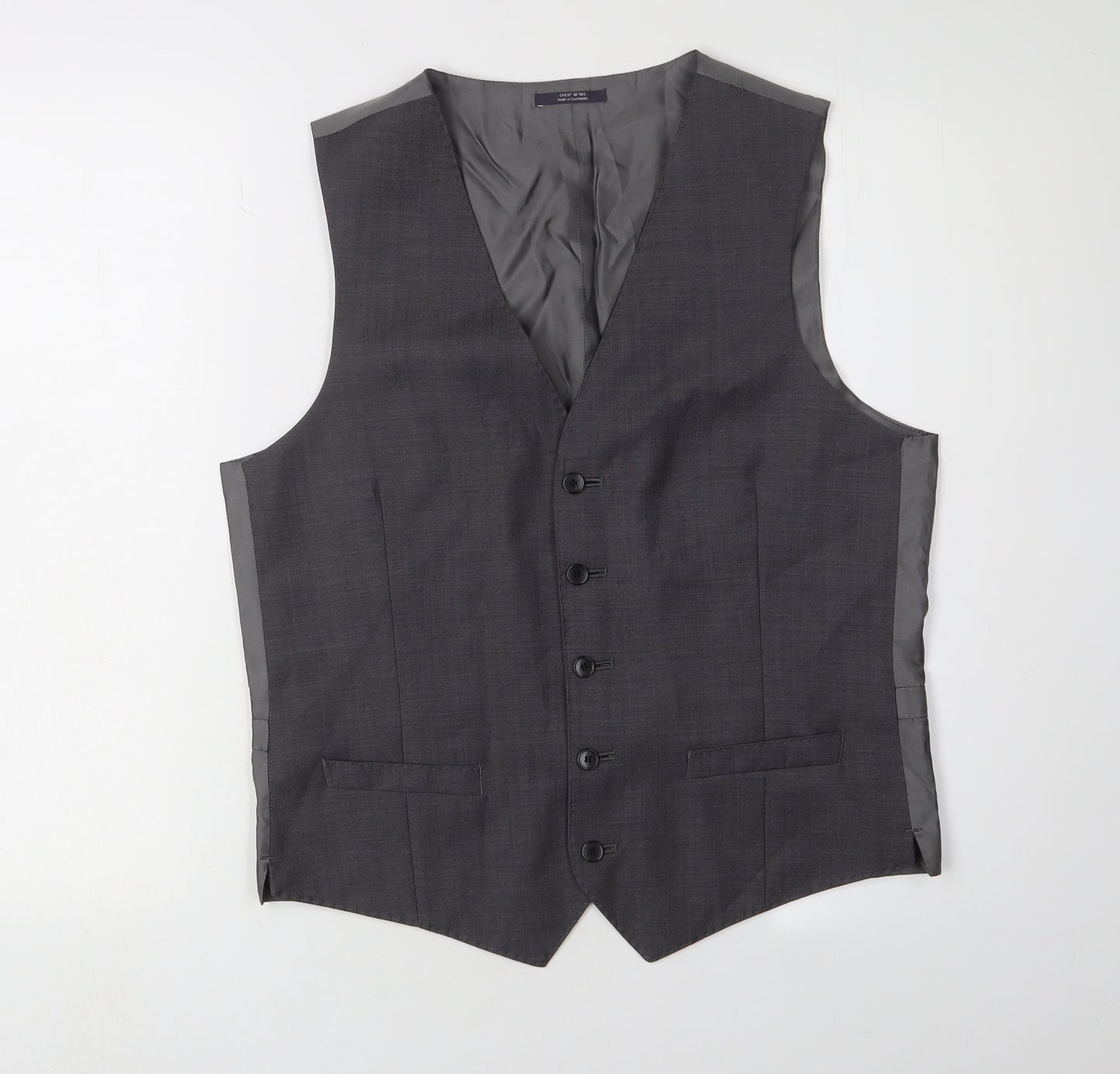 Marks and Spencer Men's Grey Suit Waistcoat 38R