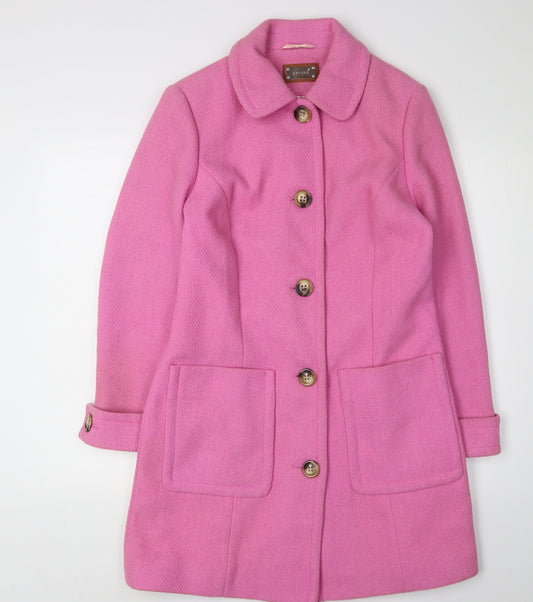 Marks and Spencer Women's Pink Overcoat Size 12