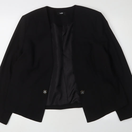 Wallis Women's Black Blazer, Size 18, Lined