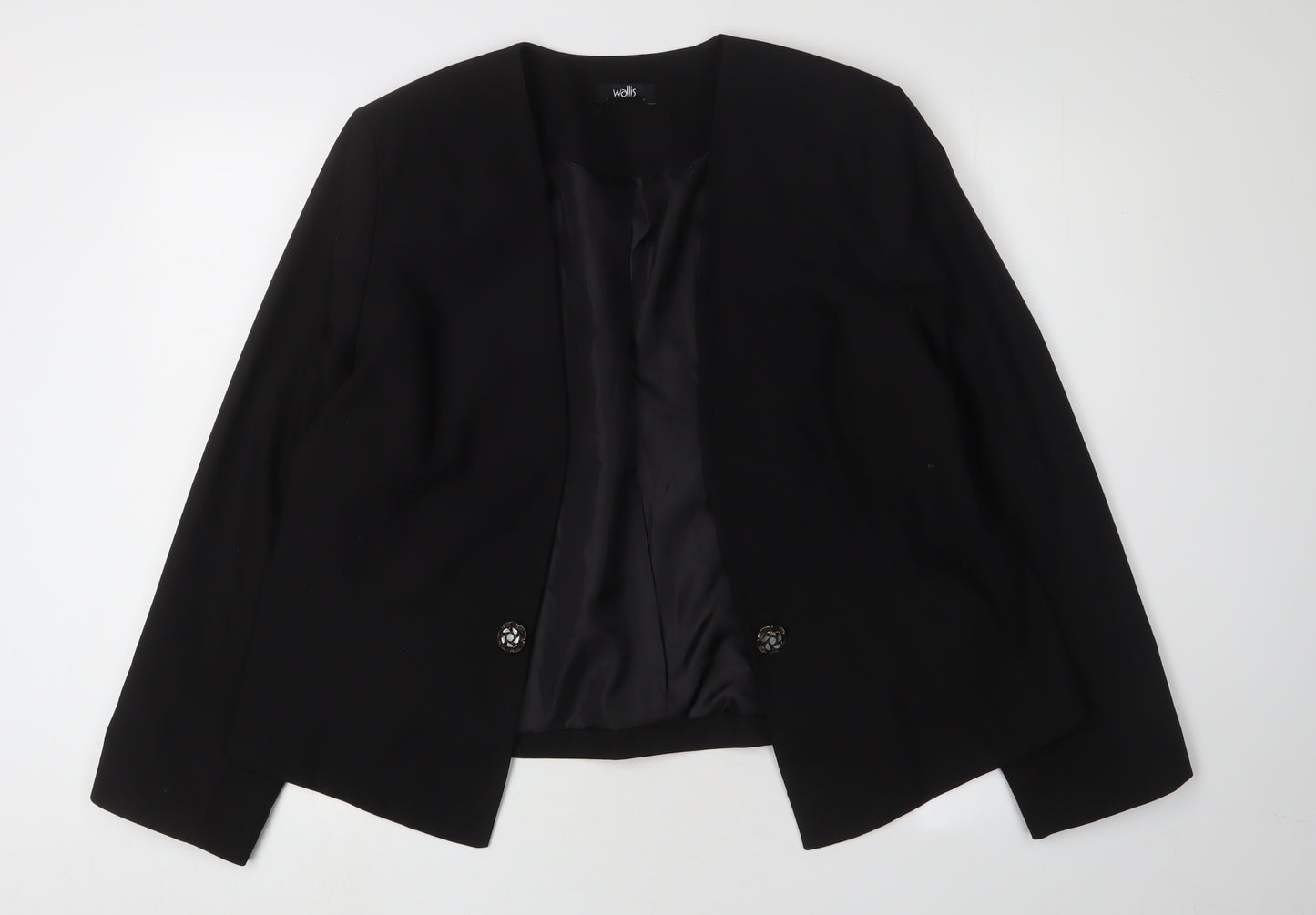 Wallis Women's Black Blazer, Size 18, Lined