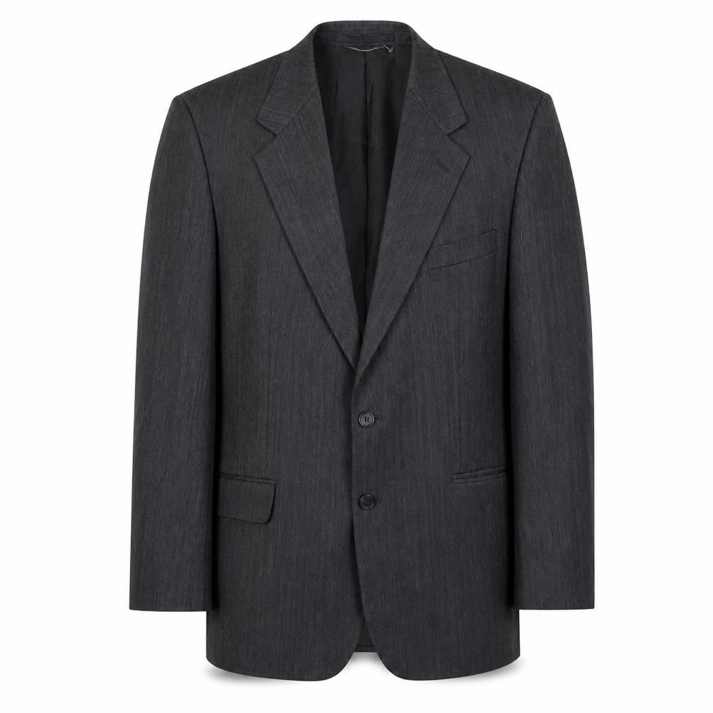 Front view of Marks & Spencer Men's Grey Blazer, size 44r, Classic Fit