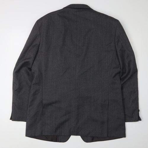 Marks and Spencer Men's Grey Blazer, Size 44r, Classic Fit