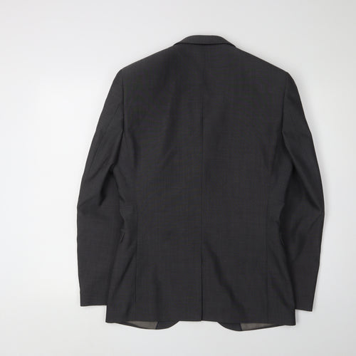 Next Men's Grey 36S Slim Fit Suit Jacket
