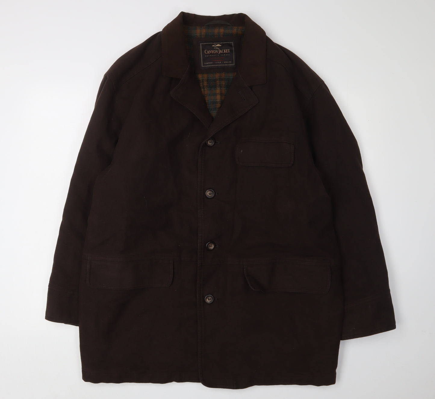 Marks and Spencer Men's Brown Jacket 38-40R Regular Fit