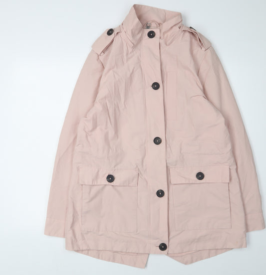 Marks and Spencer Women's Pink Mid-Length Jacket