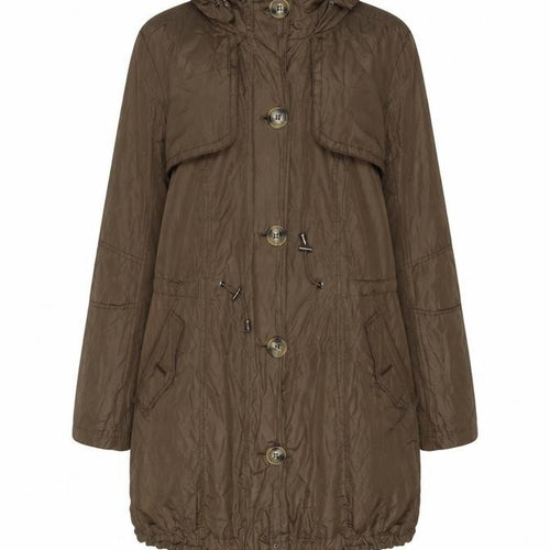 Reset Women’s Brown Parka Size 14 Hooded Casual Coat