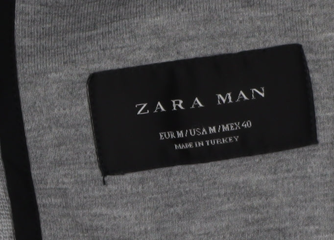 Zara Man Grey Blazer, Men's 40R Casual, Smart
