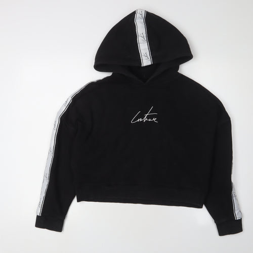 The Couture Club Women's Black Hoodie, Size S, Pullover