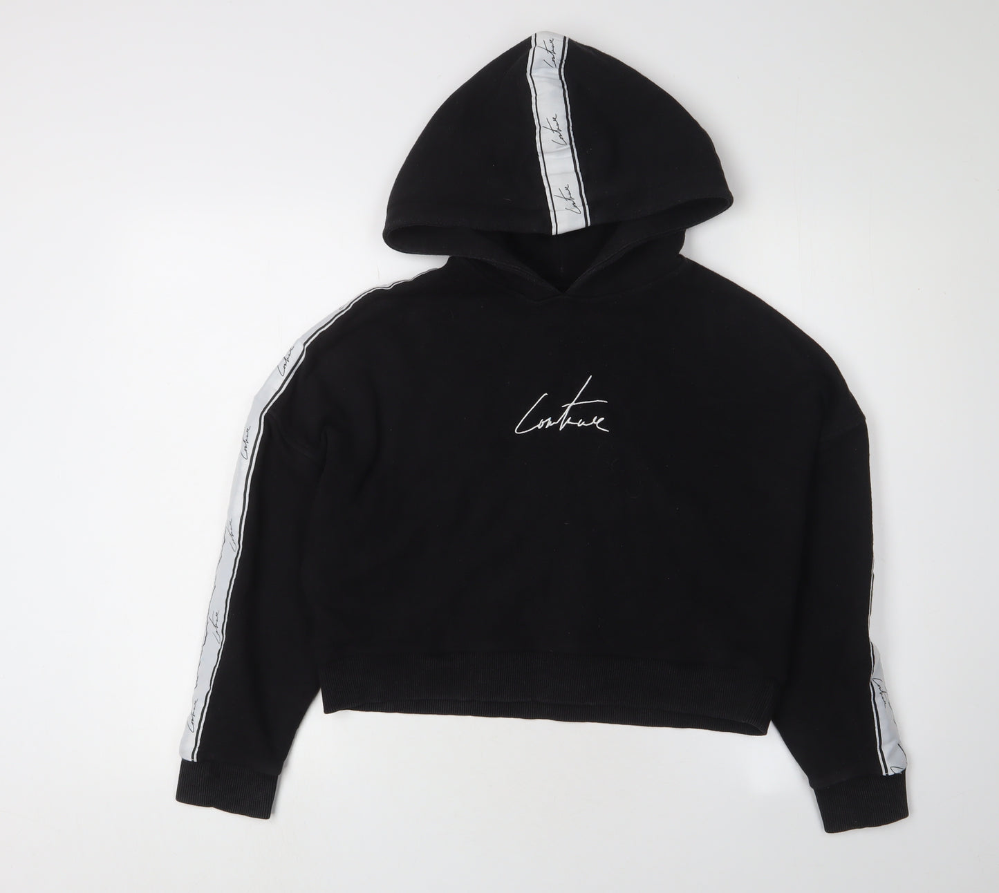 The Couture Club Women's Black Hoodie, Size S, Pullover