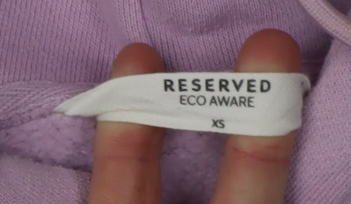 Reserved Women's Pink XS Pullover Hoodie with Pockets