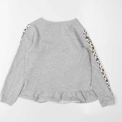 George Girls' Grey Disney Sweatshirt 6-7 Years Pullover