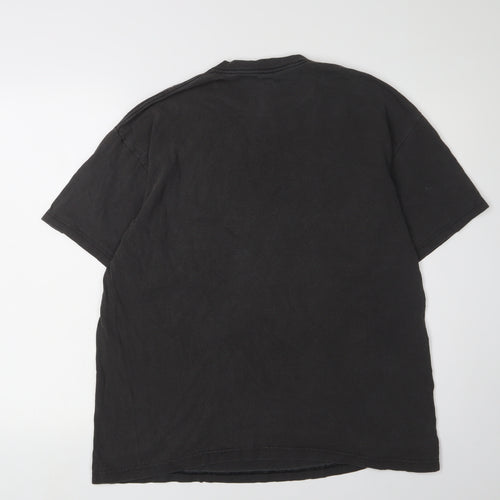 Superman Men's Black XL Graphic Print T-Shirt