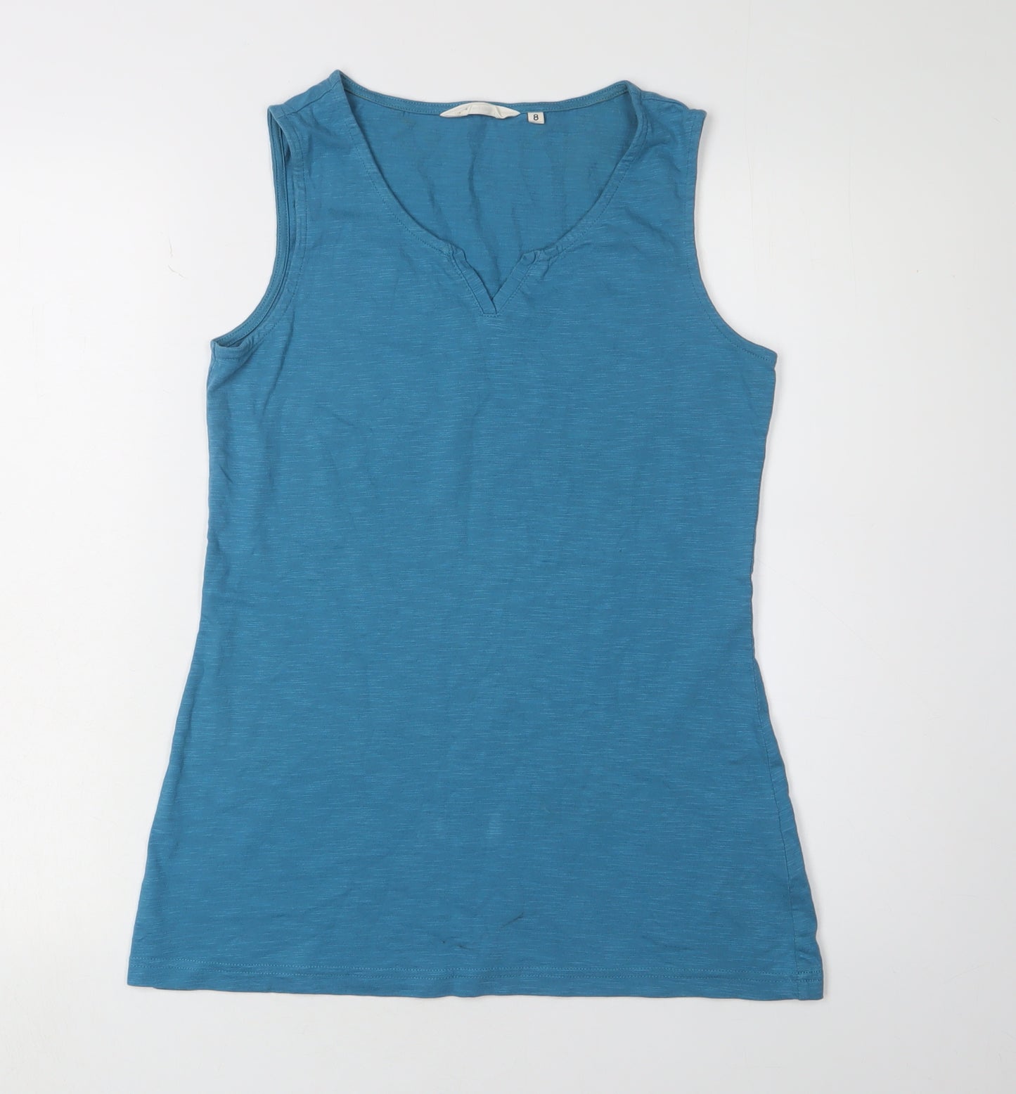 Seasalt Women's Blue V-Neck Sleeveless Tank Top