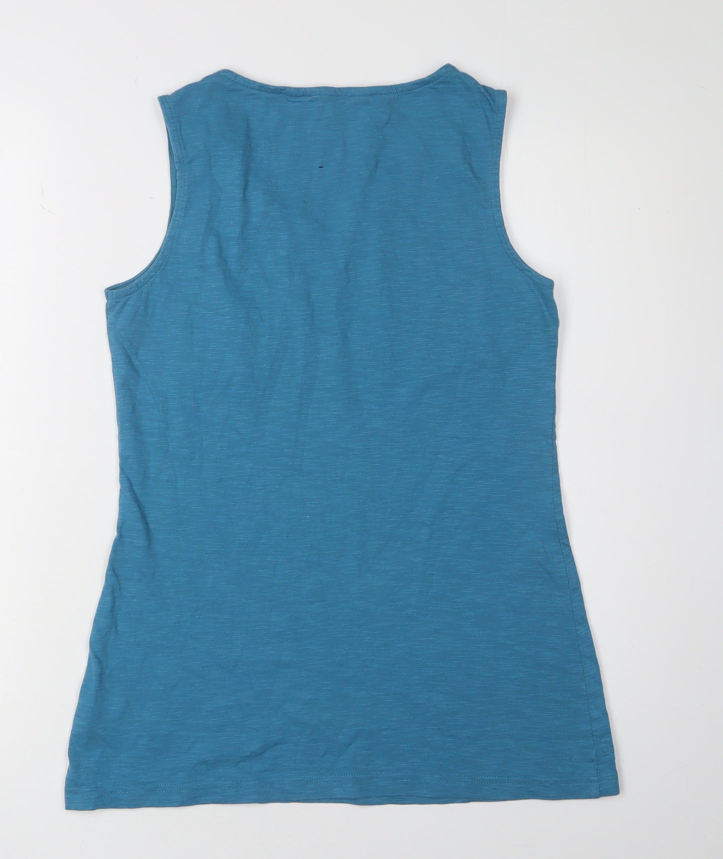 Seasalt Women's Blue V-Neck Sleeveless Tank Top