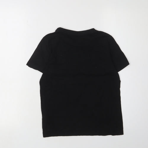 Puma Boys Black Graphic T-Shirt Size 12 - Casual Short Sleeve