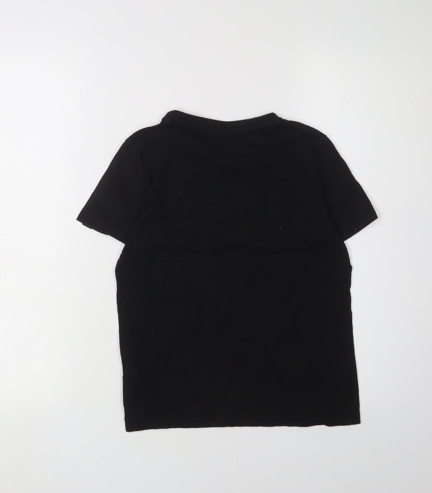 Puma Boys Black Graphic T-Shirt Size 12 - Casual Short Sleeve