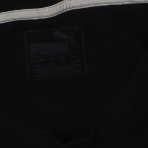 Puma Boys Black Graphic T-Shirt Size 12 - Casual Short Sleeve