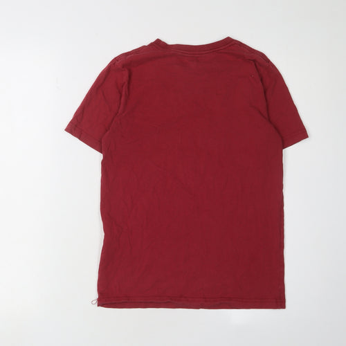 Levi's Boys Red Graphic Print T-Shirt M Basic Style