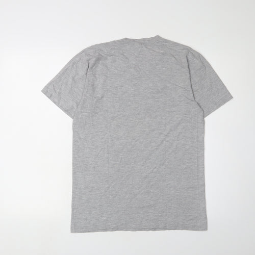 American Apparel Grey T-Shirt, Unisex S, Casual Basic
