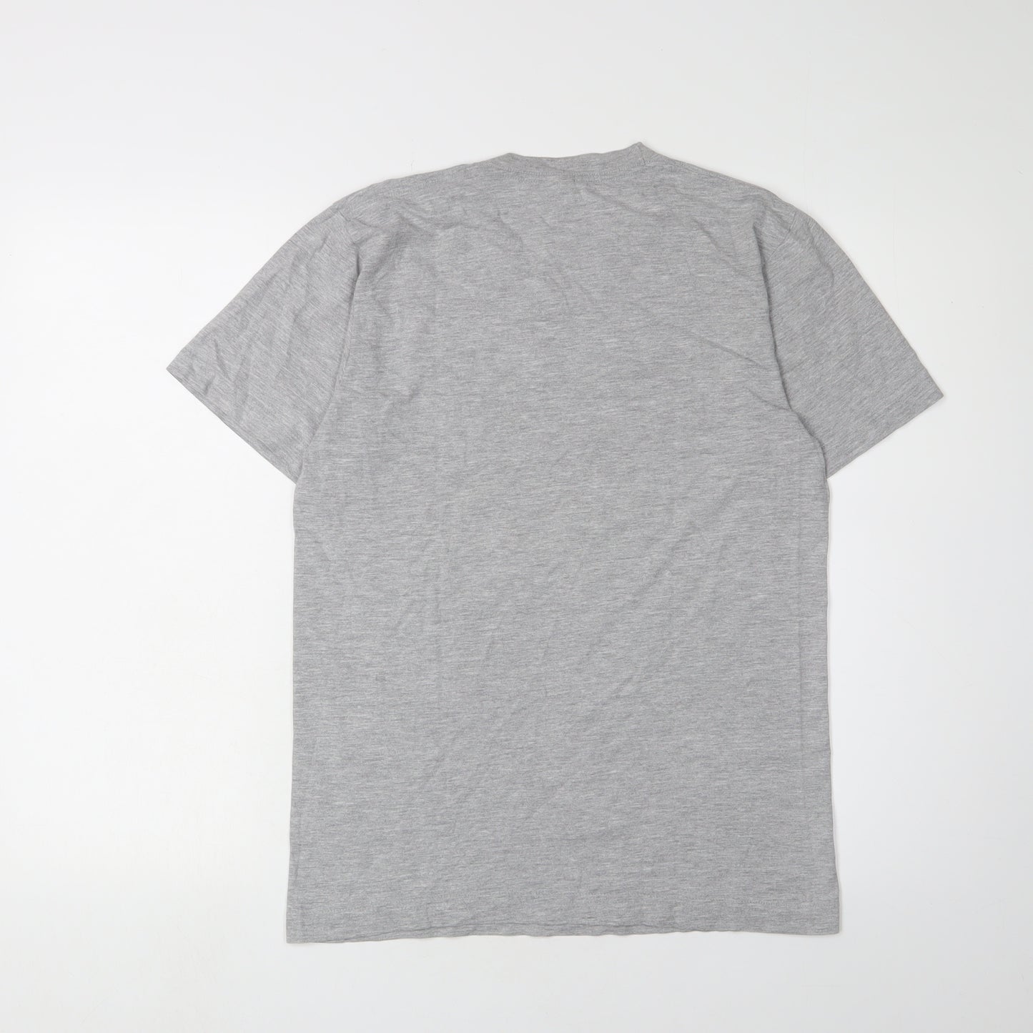 American Apparel Grey T-Shirt, Unisex S, Casual Basic