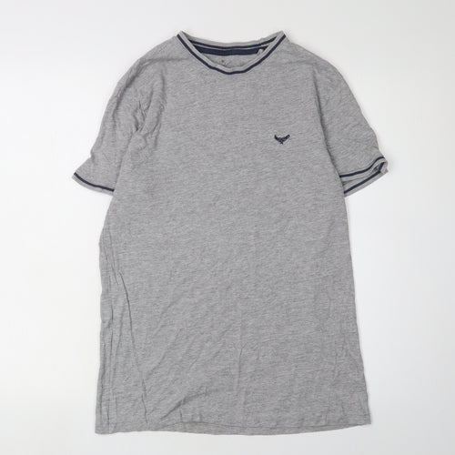 Threadbare Men's Grey Crew Neck T-Shirt M