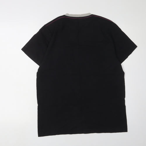 Ben Sherman Unisex Black T-Shirt - L, Classic Style
